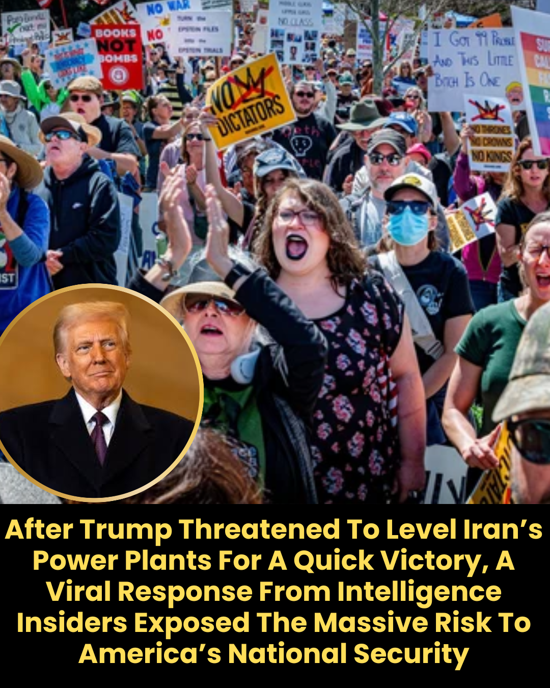 After Trump Threatened To Level Iran’s Power Plants For A Quick Victory, A Viral Response From Intelligence Insiders Exposed The Massive Risk To America’s National Security
