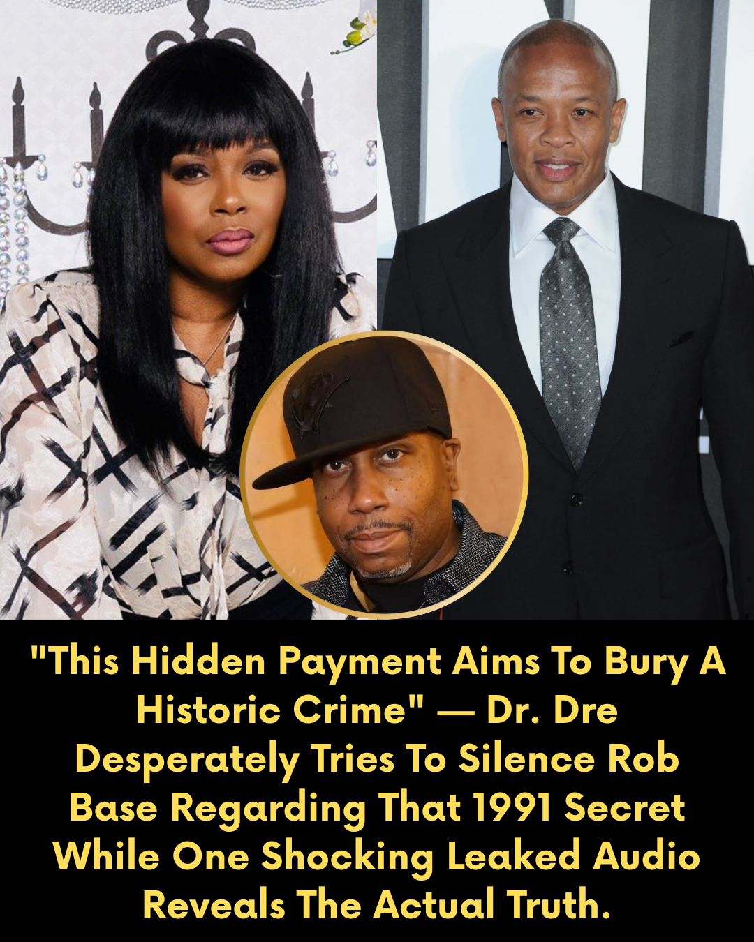 “This Hidden Payment Aims To Bury A Historic Crime” — Dr. Dre Desperately Tries To Silence Rob Base Regarding That 1991 Secret While One Shocking Leaked Audio Reveals The Actual Truth.