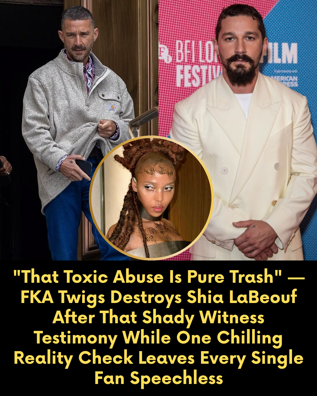 “That Toxic Abuse Is Pure Trash” — FKA Twigs Destroys Shia LaBeouf After That Shady Witness Testimony While One Chilling Reality Check Leaves Every Single Fan Speechless